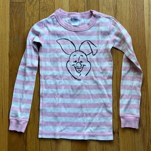 Hanna Andersson Disney piglet striped shirt